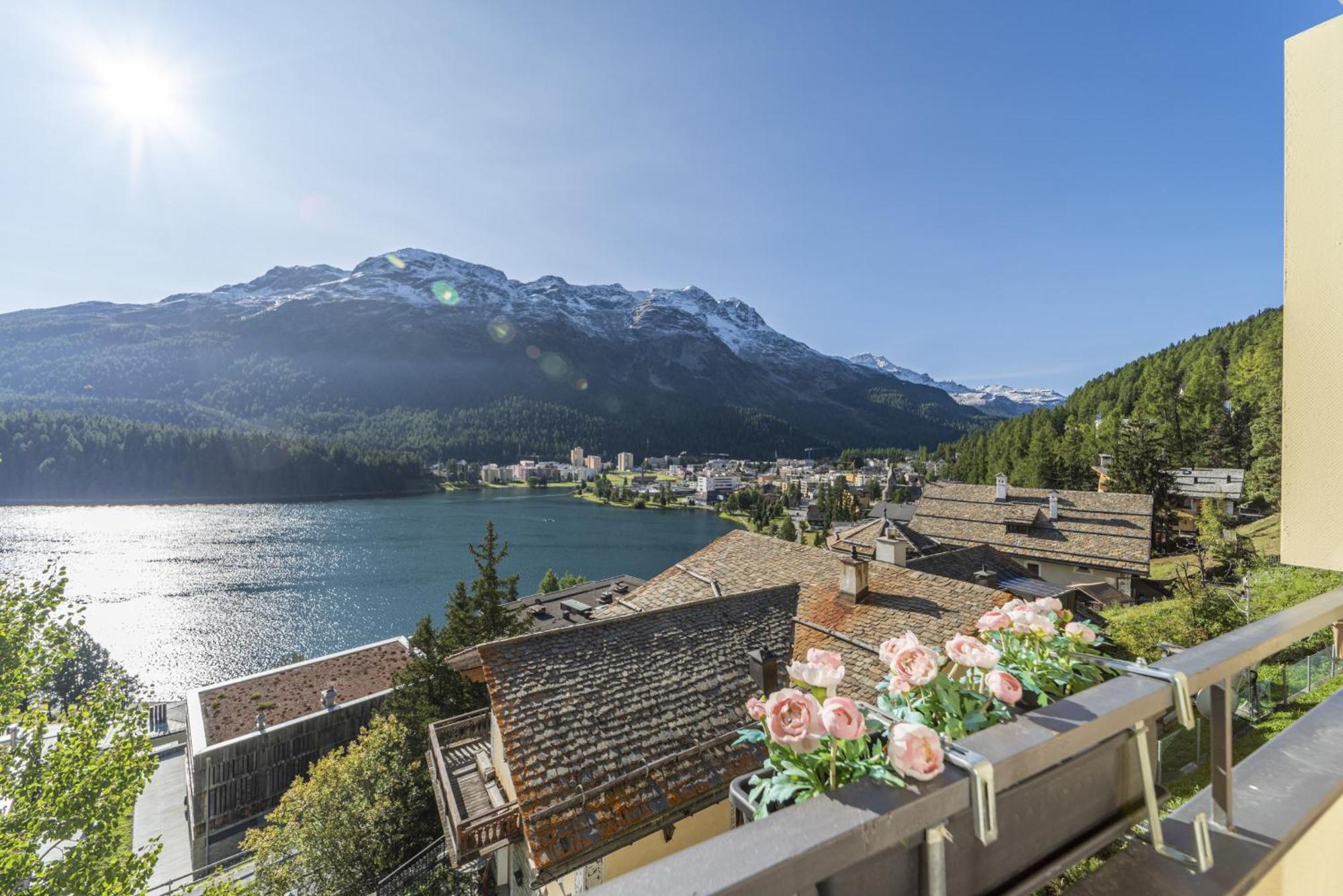 Апартаменты Chesa Bellavista - Санкт-Мориц Экстерьер фото