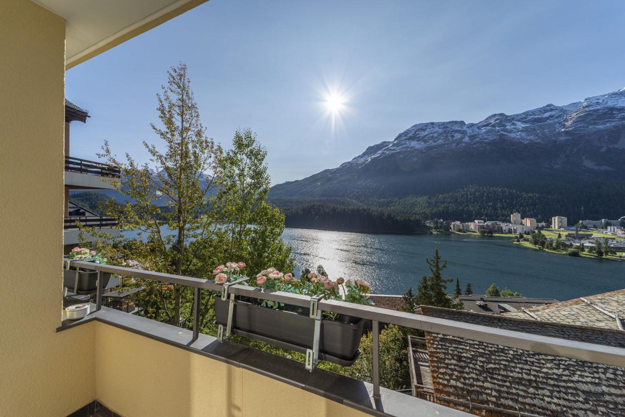 Апартаменты Chesa Bellavista - Санкт-Мориц Экстерьер фото